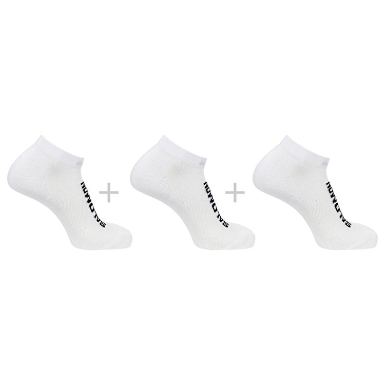 Salomon Everyday Low 3 Pack Beyaz Çorap