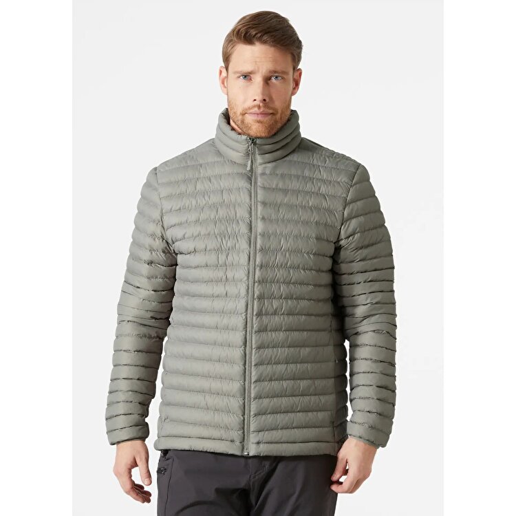I(アイ) INSULATOR JACKET グレー HELLY HANSEN SIRDAL HOODED INSULATOR JACKET TERRAZZO - Hiking down