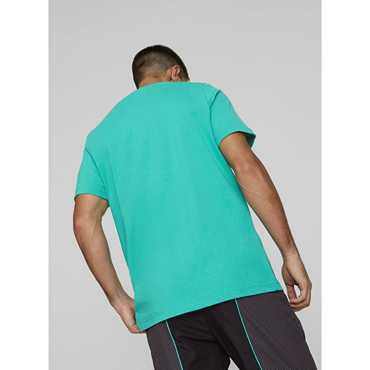 Puma Mercedes Amg Petronas F1 Essentials Logo Erkek Yeşil Tişört