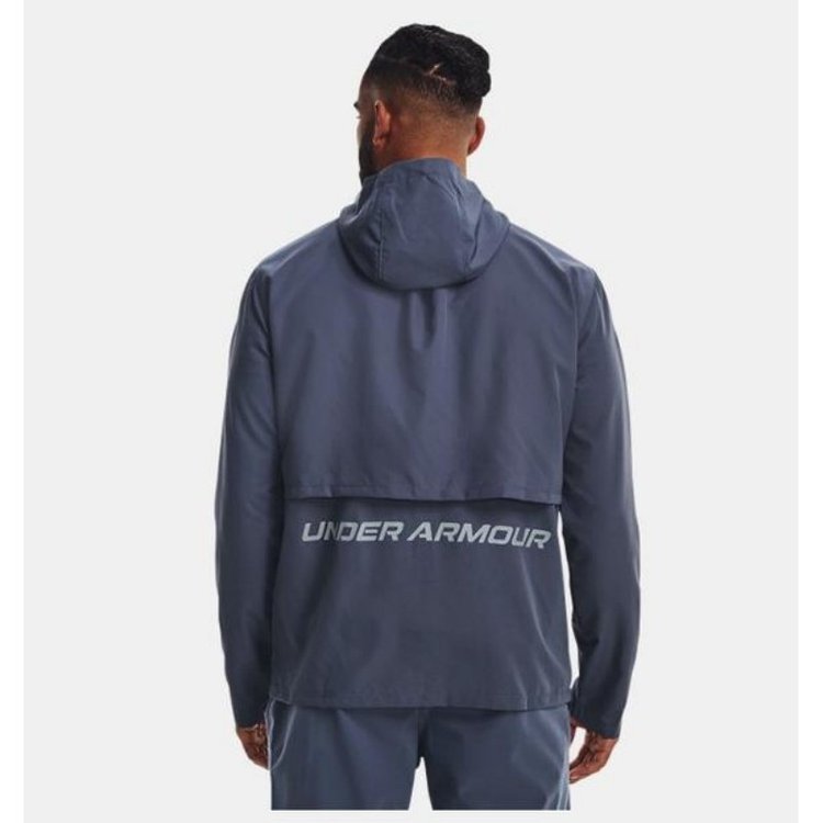 Under Armour Storm Run Hooded Erkek Gri Kapüşonlu Ceket 1376795-044 ...