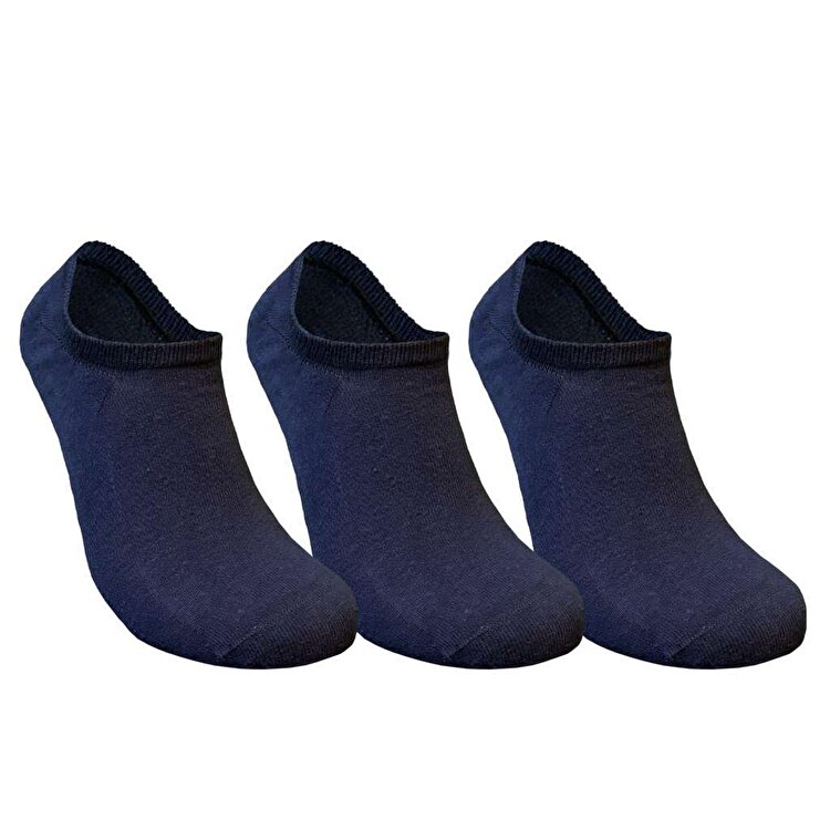Skadi Mons Sneaker 3 Pack Lacivert Çorap