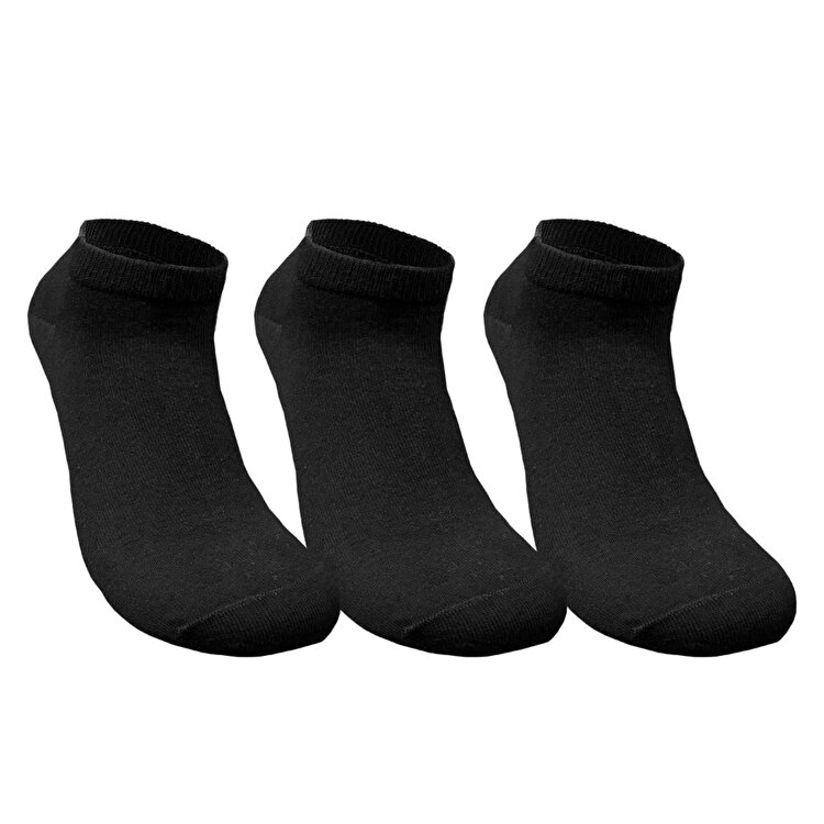 Skadi Mons Bambu Ankle 3 Pack Siyah Çorap