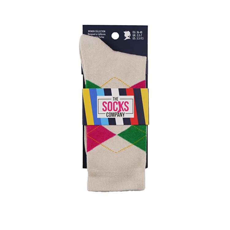 The Socks Company Kadın Desenli Çorap