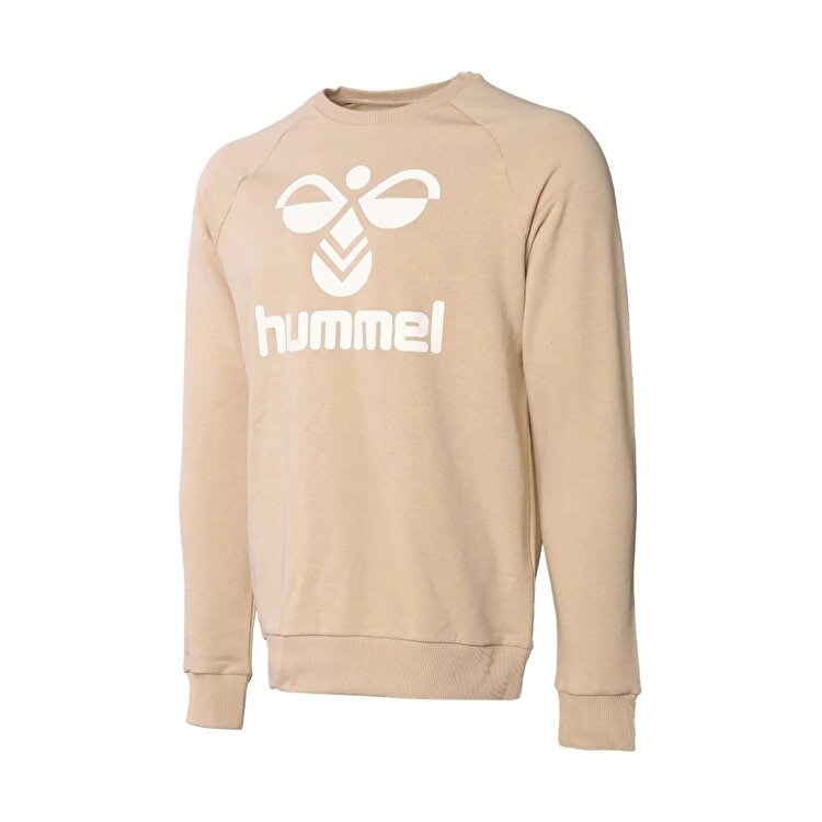 Hummel Kopenhang Erkek Bej Bisiklet Yaka Sweatshirt