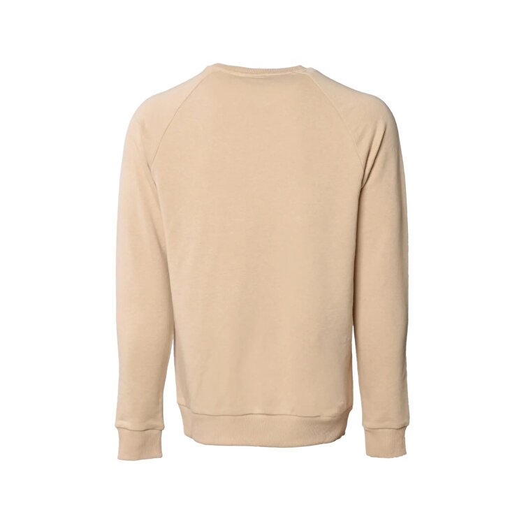 Hummel Kopenhang Erkek Bej Bisiklet Yaka Sweatshirt