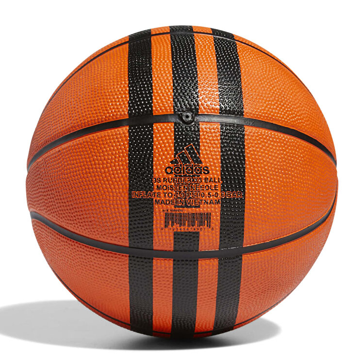 adidas 3-Stripes Rubber X3 Turuncu Basketbol Topu