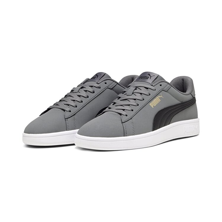 Puma Smash 3.0 Buck Gri Sneaker - Görsel 4