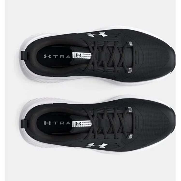 Under Armour Charged Commit TR 4 Erkek Siyah Spor Ayakkabı - Görsel 4