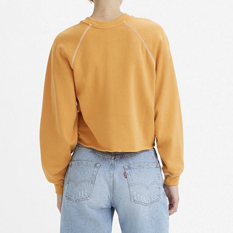 Levi's Laundry Day Raglan Kadın Turuncu Yuvarlak Yaka Sweatshirt