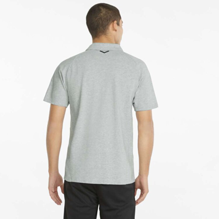 Puma Team Final Casuals Erkek Gri Klasik Yaka Polo Tişört