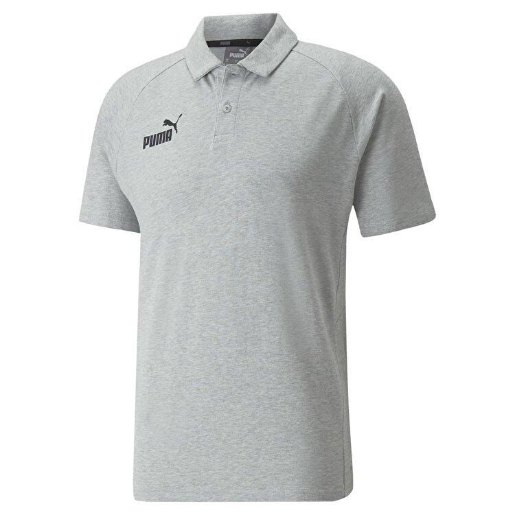 Puma Team Final Casuals Erkek Gri Klasik Yaka Polo Tişört