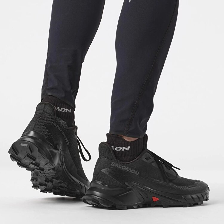 Salomon Alphacross 5 Erkek Siyah Koşu Ayakkabısı