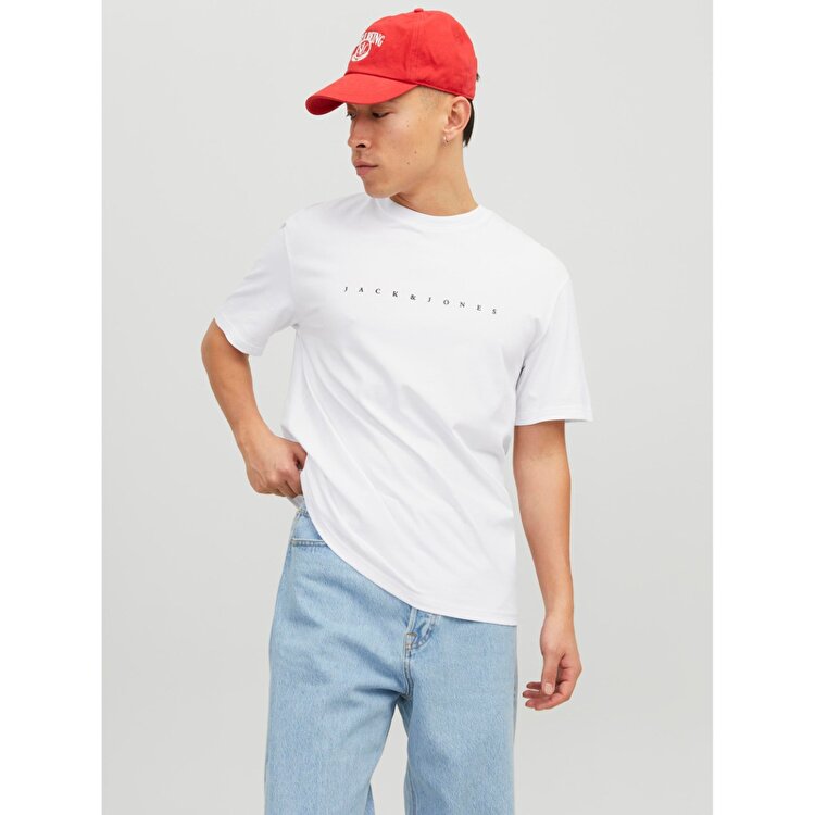 Jack&Jones Star Erkek Beyaz Tişört