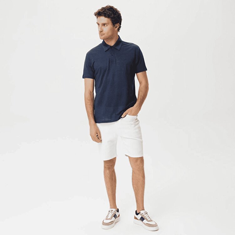 Nautica K35438T Erkek Lacivert Klasik Yaka Polo Tişört
