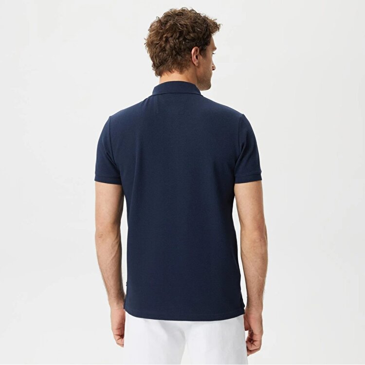 Nautica K35052T Erkek Lacivert Klasik Yaka Polo Tişört