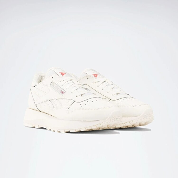 Reebok Classic Leather Kadın Ekru Sneaker - Görsel 3