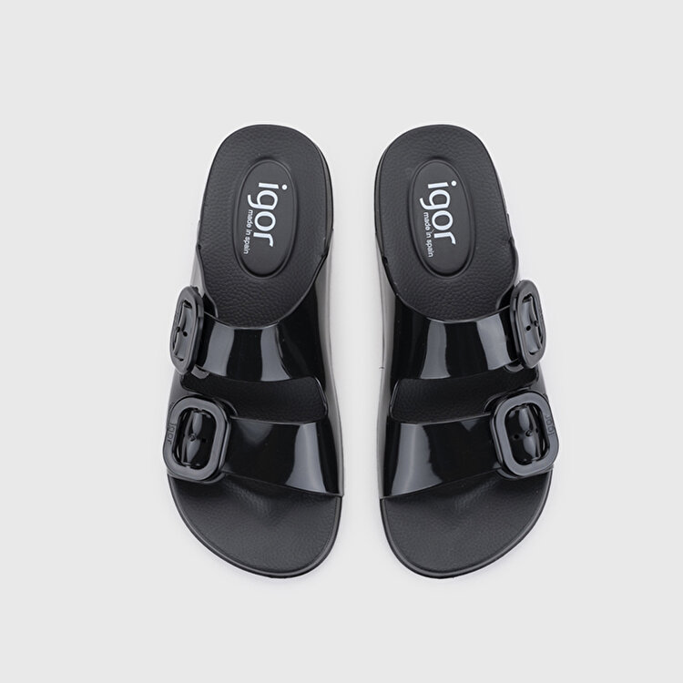 Igor Habana Brillo Kadın Siyah Terlik - Görsel 5