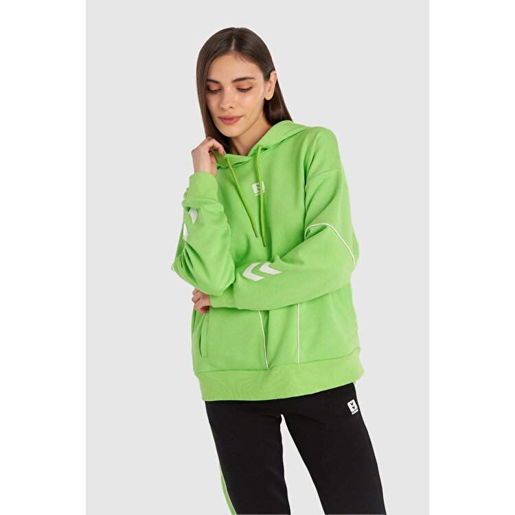 Hummel Hoodie Zoe Kadın Yeşil Kapşüşonlu Hoodie 922102-6402