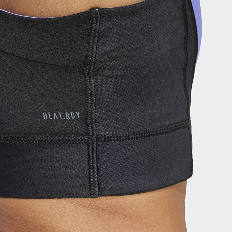 adidas Crop Top Pro Kadın Mavi Yuvarlak Yaka Atlet