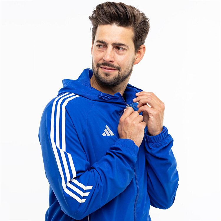 adidas Tiro 24 Erkek Mavi Kapüşonlu Ceket IM8811 - Sporthink