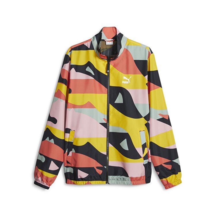 Puma SwxP Worldwide Woven Erkek Siyah Dik Yaka Ceket 62264701