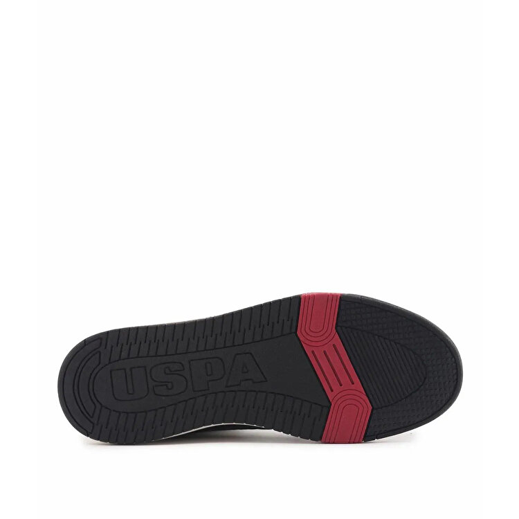 U.S. Polo Assn. Presto Hi Erkek Siyah Sneaker - Görsel 5