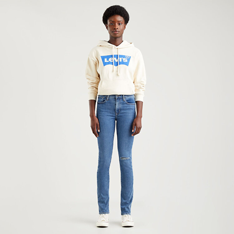 Levi's 724 High Rise Straight Kadın Lacivert Jean