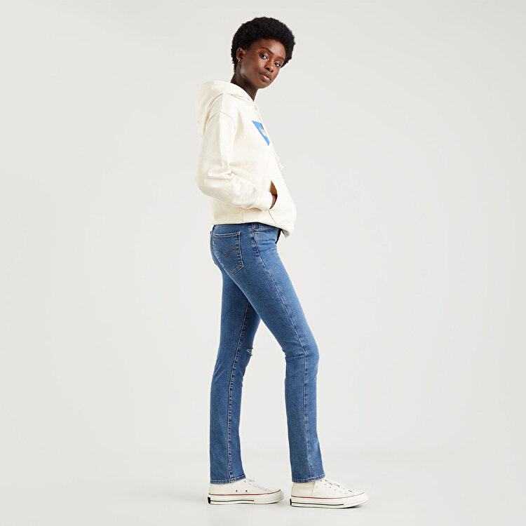 Levi's 724 High Rise Straight Kadın Lacivert Jean