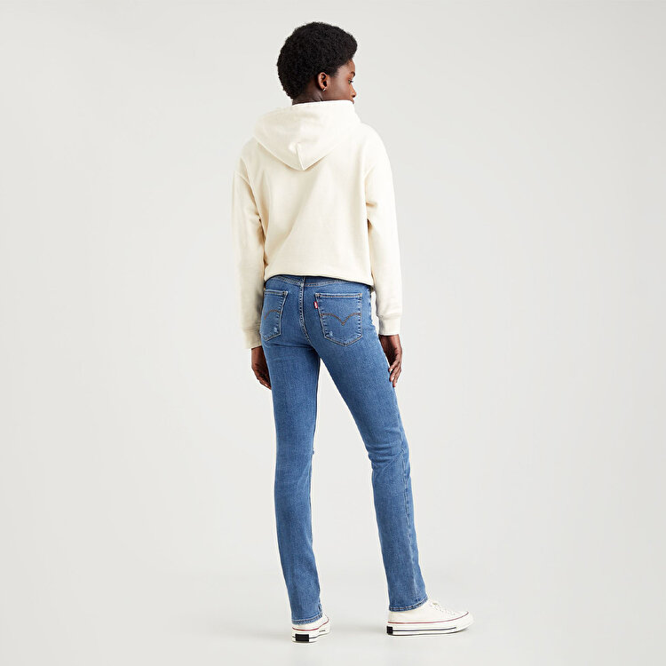 Levi's 724 High Rise Straight Kadın Lacivert Jean