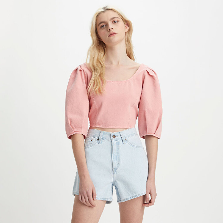 Levi's Scout Denim Kadın Pembe Bluz