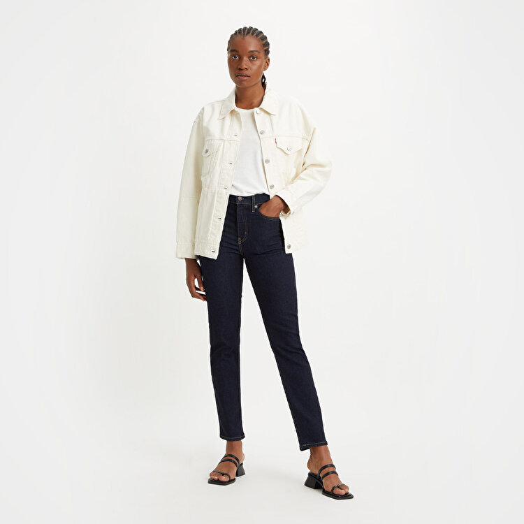 Levi's 724 High Rise Straight Kadın Lacivert Jean