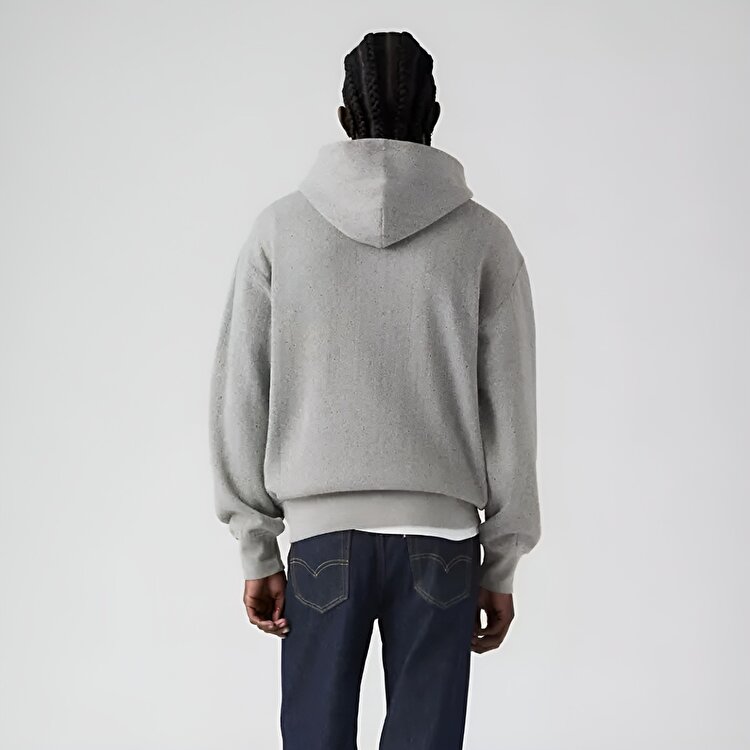 Levi's The Authentic Erkek Gri Kapüşonlu Hoodie A8435-0015 - Sporthink