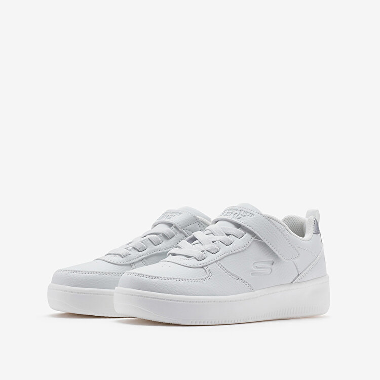 Skechers Sport Court 92 Erkek Çocuk Beyaz Sneaker - Görsel 4