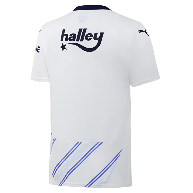 Puma Fenerbahçe Away Erkek Beyaz Bisiklet Yaka Forma