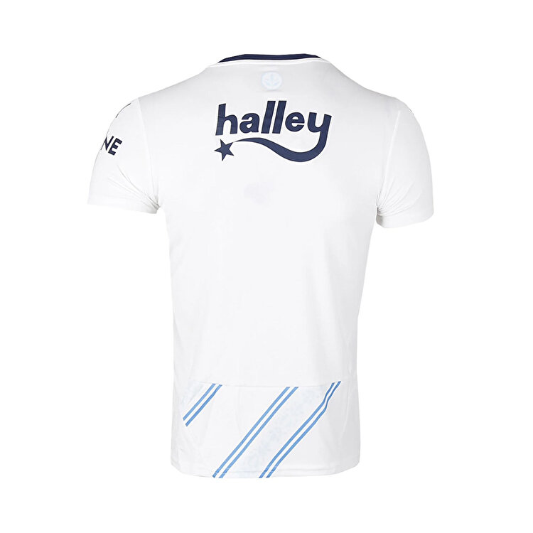 Puma Fenerbahçe Away Jr Çocuk Beyaz Bisiklet Yaka Forma