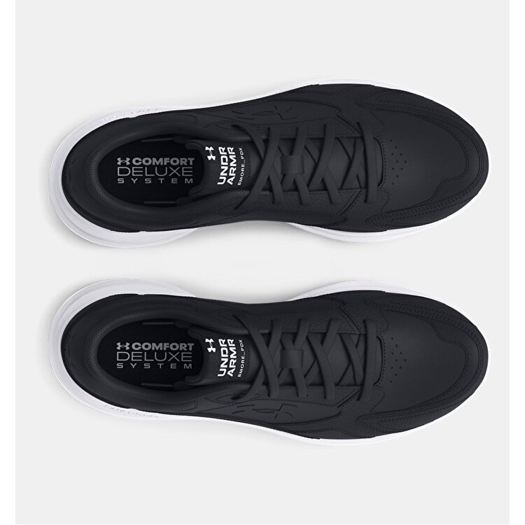 Under Armour Edge Leather Erkek Siyah Spor Ayakkabı