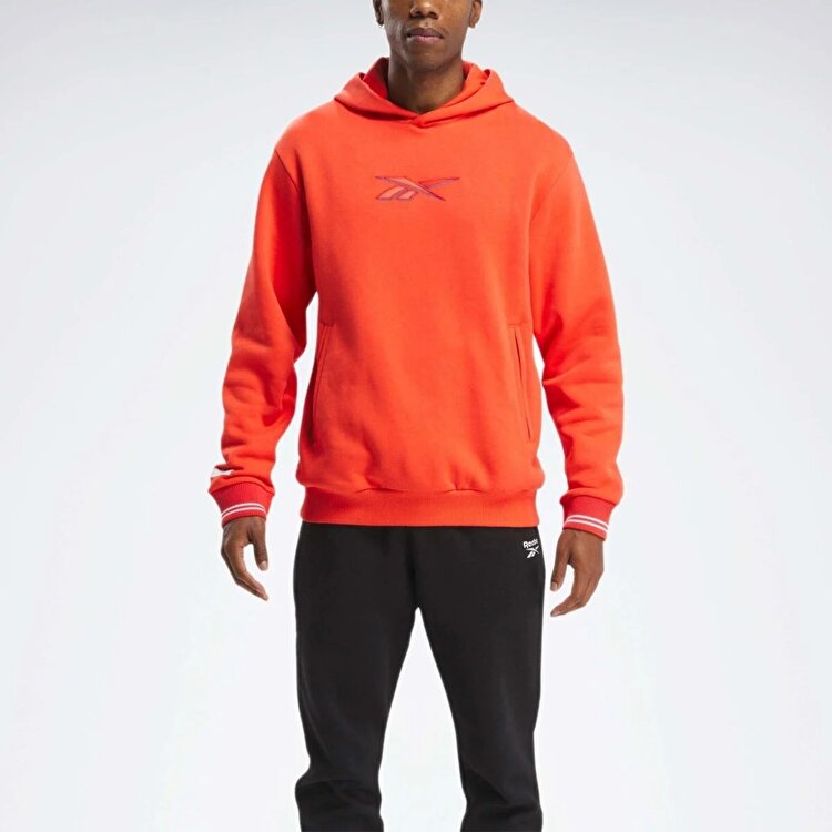 Reebok Classics Uniform Erkek Turuncu Kapüşonlu Sweatshirt