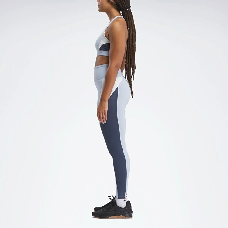 Reebok Lux Hr Kadın Mavi Tayt