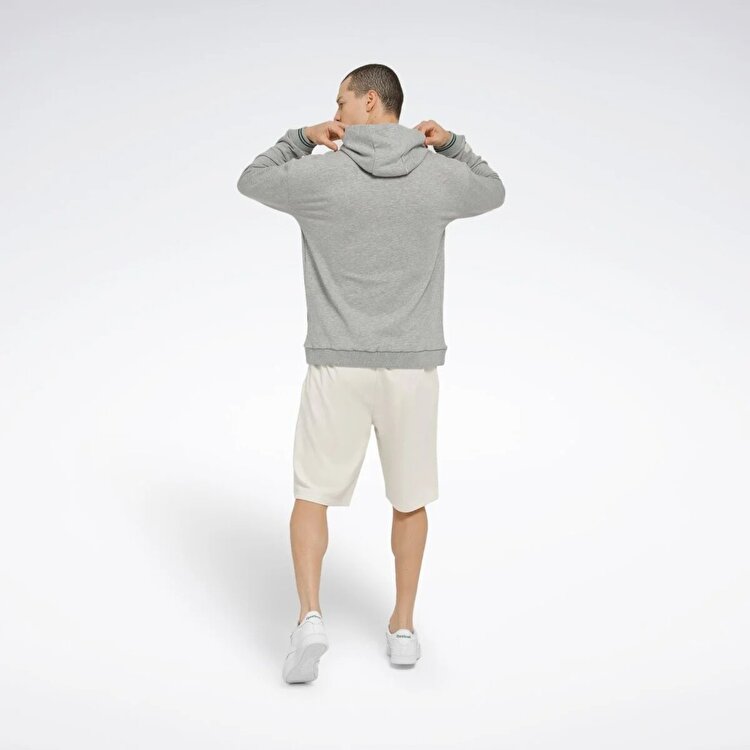Reebok Classics Uniform Erkek Gri Kapüşonlu Sweatshirt