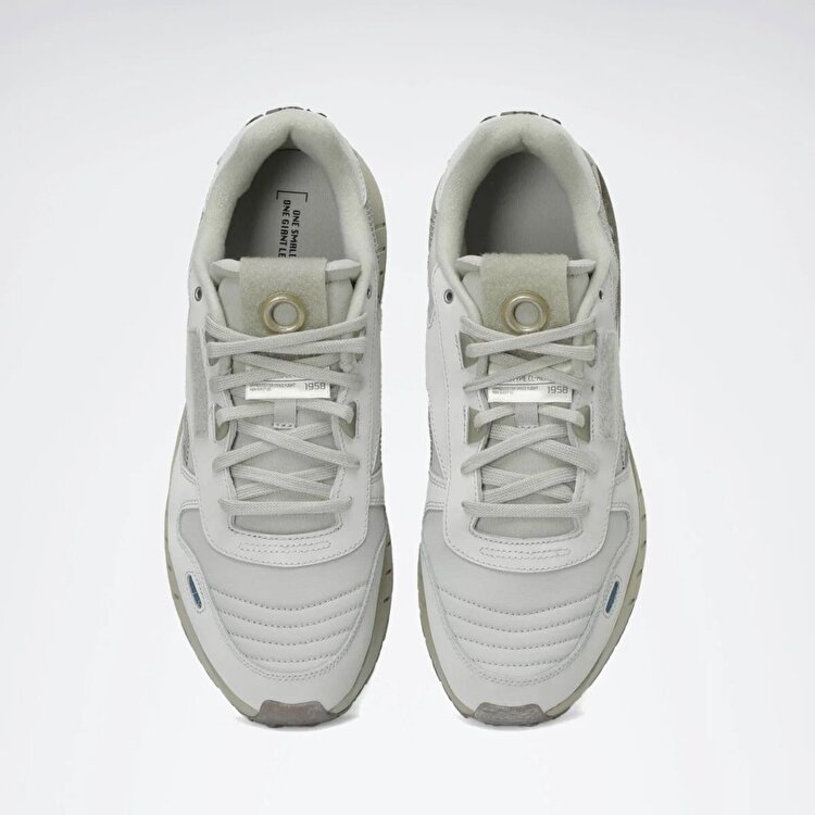 Reebok Classic Leather Hexalite Erkek Gri Spor Ayakkabı - Görsel 4