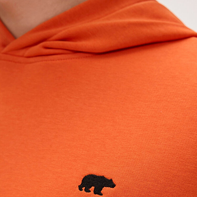 Bad Bear Drake Oversize Erkek Turuncu Kapüşonlu Hoodie