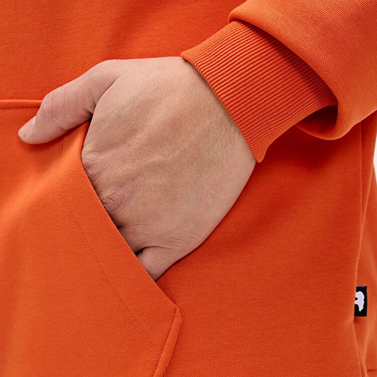 Bad Bear Drake Oversize Erkek Turuncu Kapüşonlu Hoodie