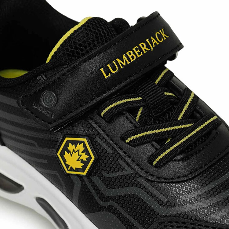 Lumberjack Micra Erkek Çocuk Siyah Spor Ayakkabı - Görsel 6