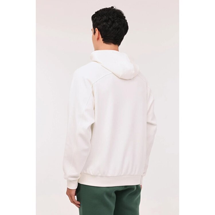 Lumberjack Filaz Erkek Beyaz Kapüşonlu Hoodie 101892840 - Sporthink