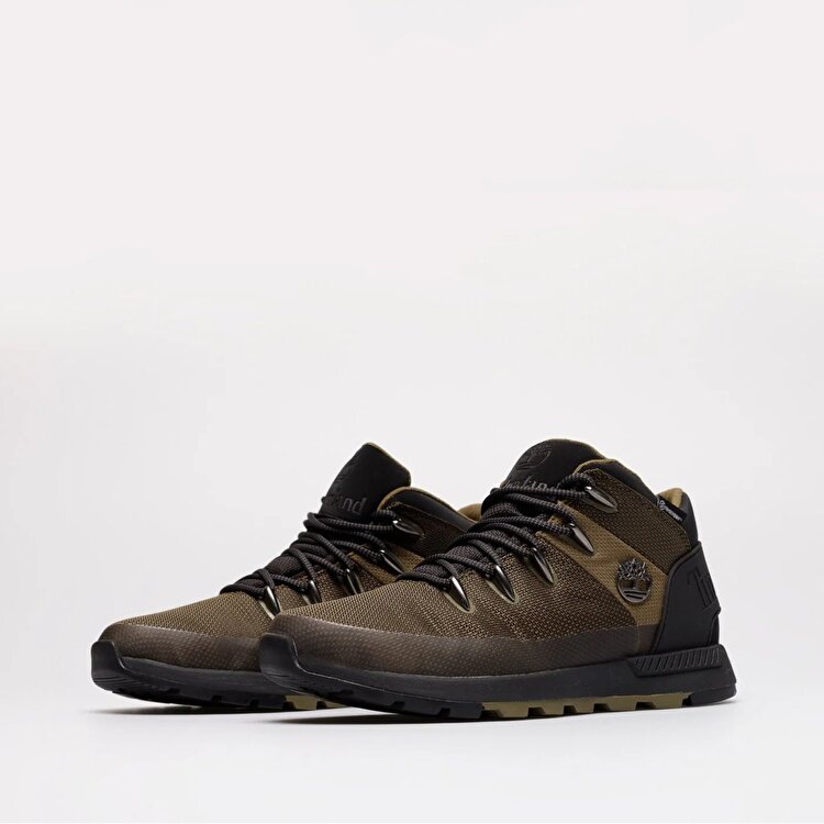 Timberland Sprint Trekker Mid Lace Up Waterproof Erkek Yeşil Bot - Görsel 4