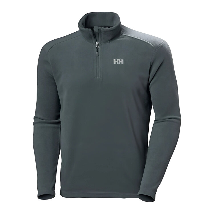 Helly Hansen Light Half Zip Erkek Gri Dik Yaka Sweatshirt 12010