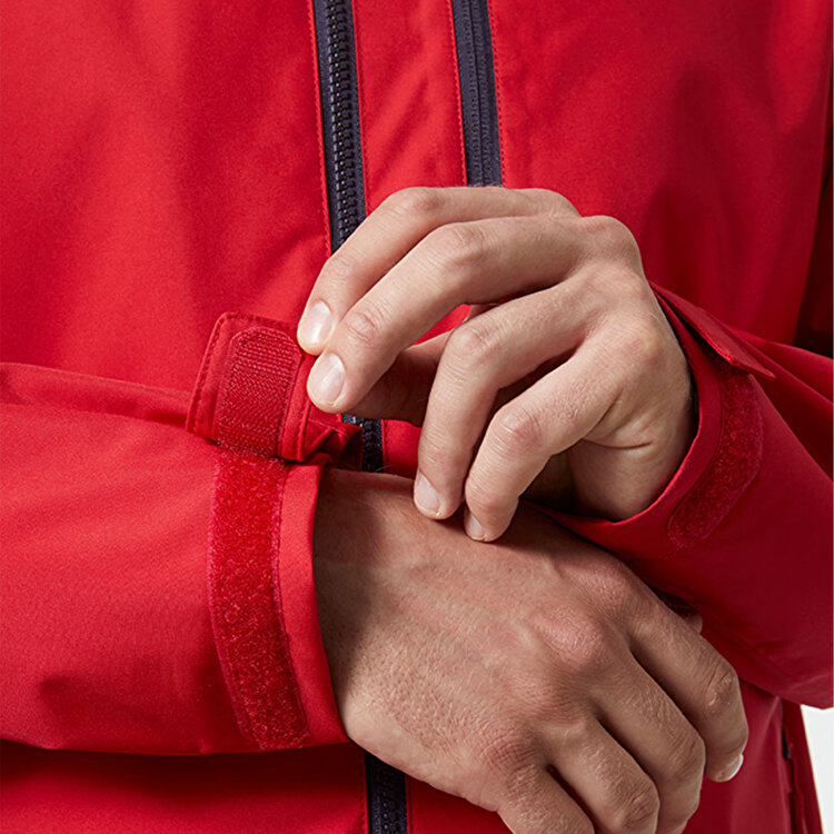 Helly Hansen Crew Hooded Midlayer 2 Erkek Kırmızı Kapüşonlu Mont