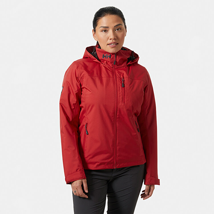 Helly Hansen Crew Hooded Midlayer 2.0 Kadın Kırmızı Kapüşonlu Mont