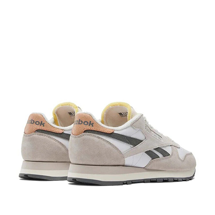 Reebok Classic Leather Erkek Ekru Sneaker - Görsel 4