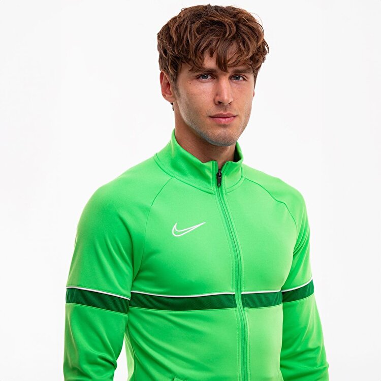 NIKE × New York Jets XL 2nd 古着 ゲームジャージ Nike Dri Fit Academy Erkek Yeşil Dik Yaka Ceket CW6113-362 - Sporthink